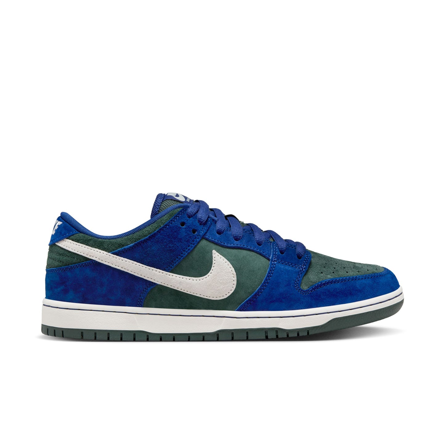 Nike SB Dunk Low Pro deep royal blue sail vintage green