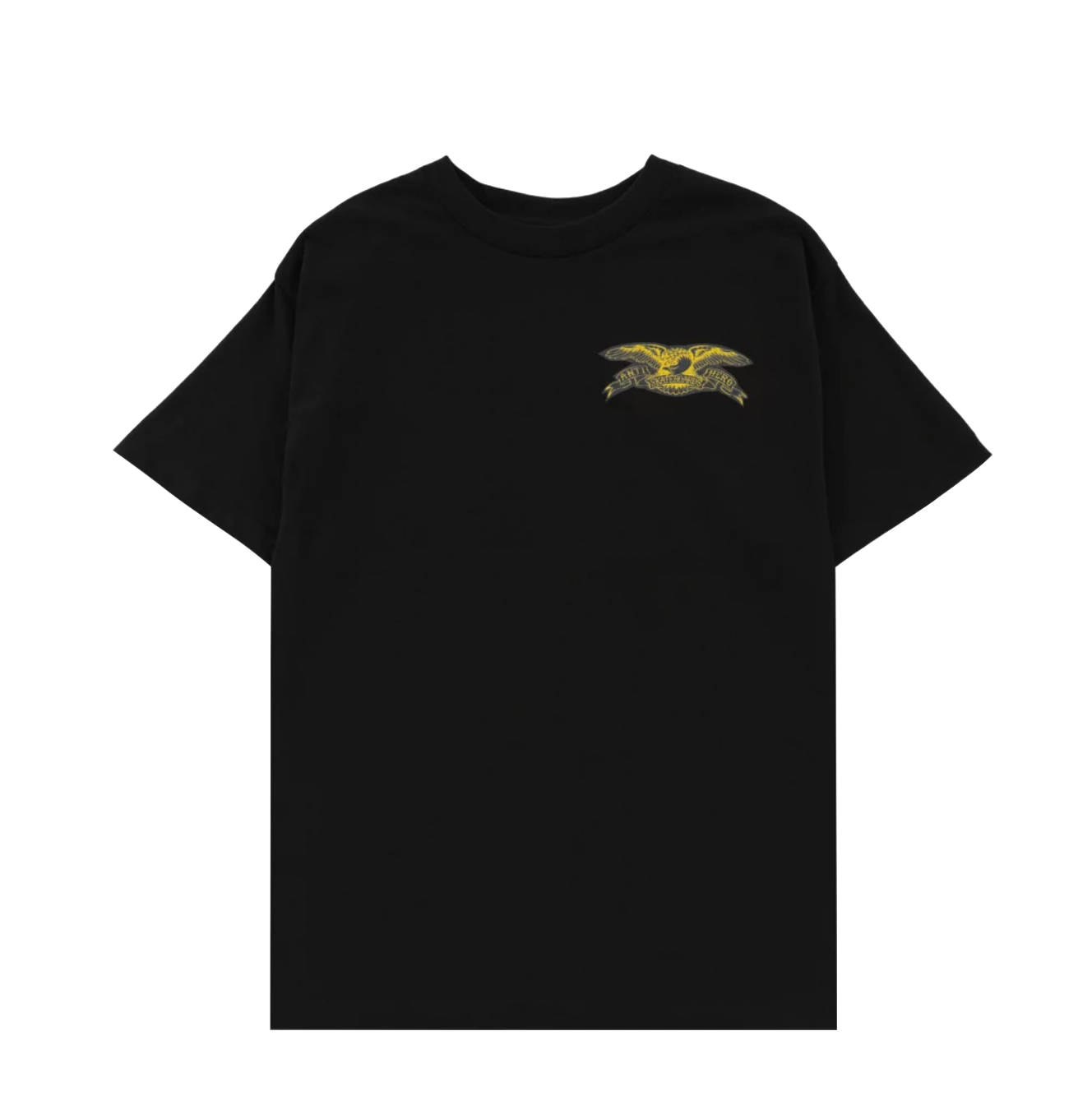 AntiHero tee Basic Eagle Chest black yellow