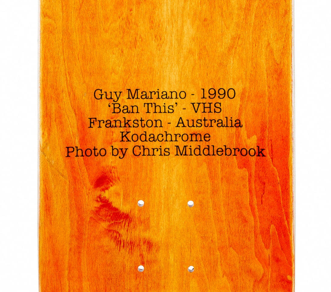 April Guy Mariano deck 1990 Photo Serie 8.38"