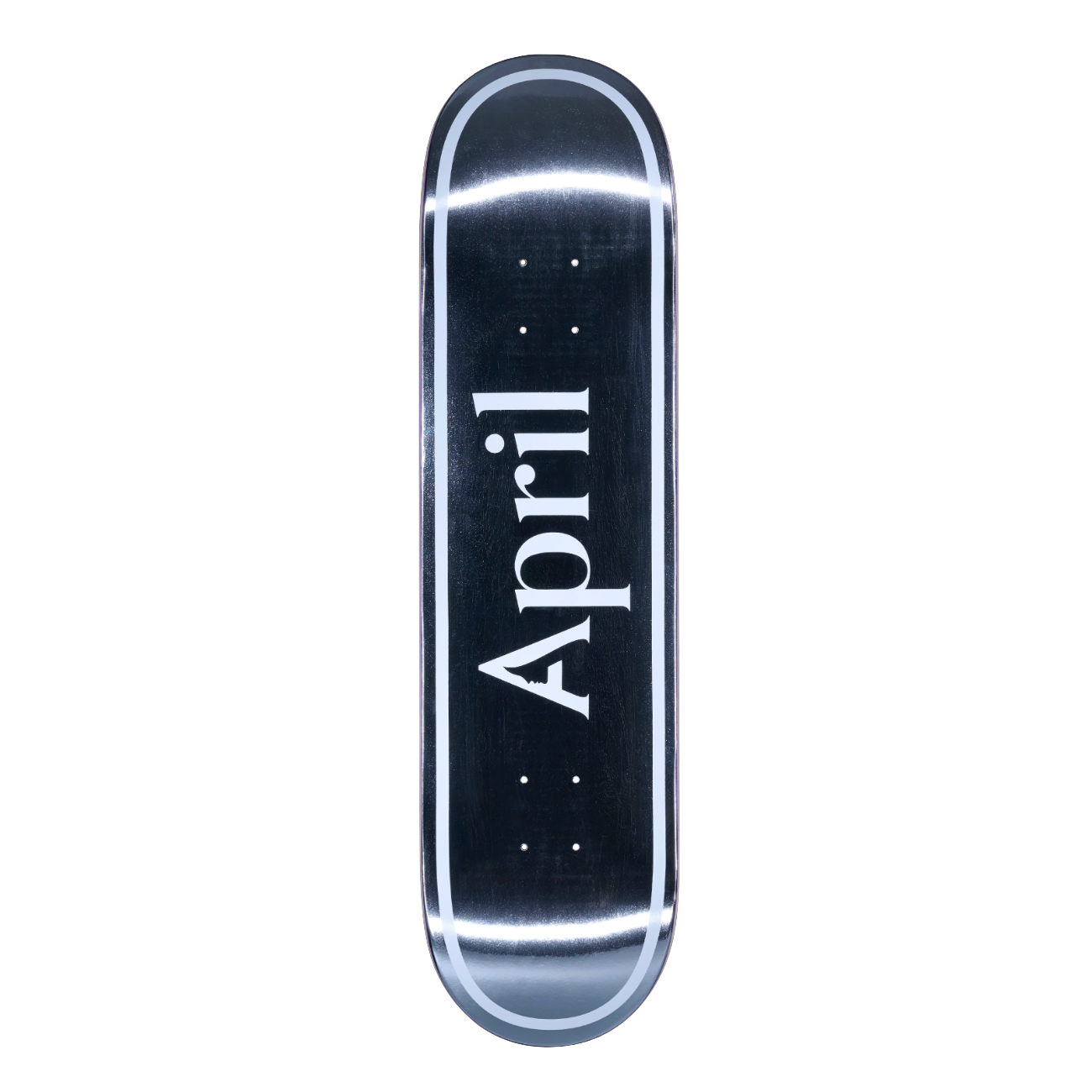 April OG Logo deck silver foil 8.25"