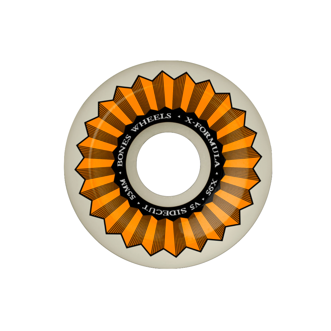 Bones X-Formula wheels V5 Side Cut 95A 53mm white