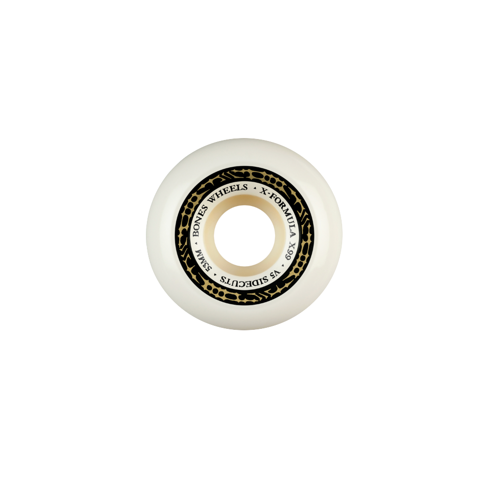 Bones X-Formula wheels V5 sidecut 53mm 99A white
