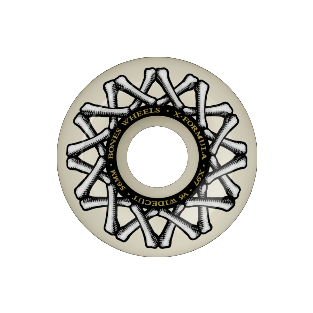 Bones X-Formula wheels V6 Wide Cut 97A 56mm white