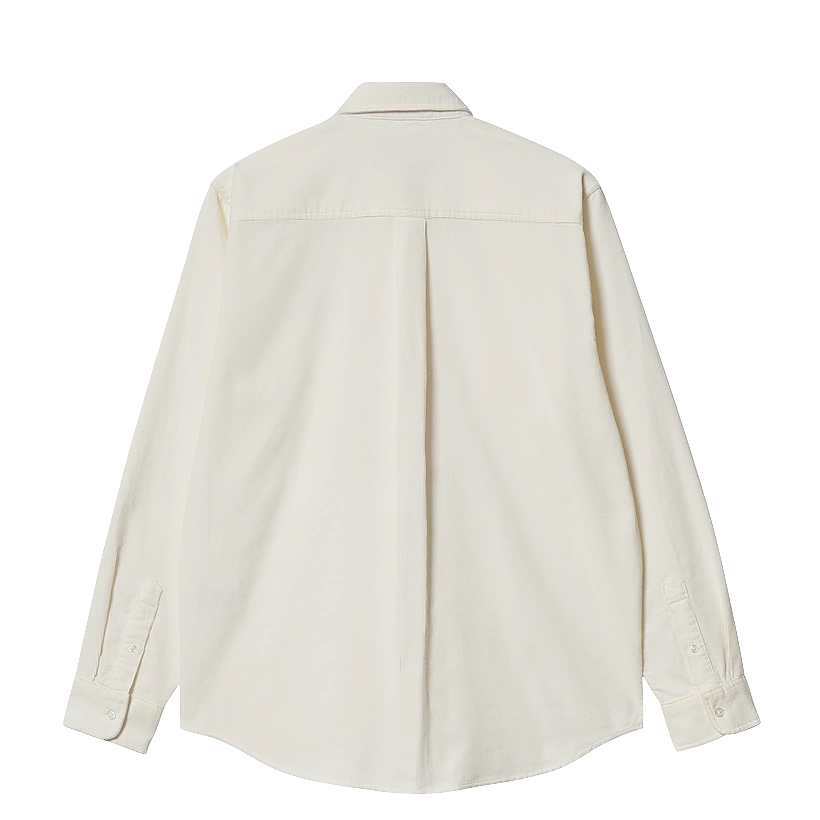 Carhartt WIP Madison L/S Fine Cord shirt wax black