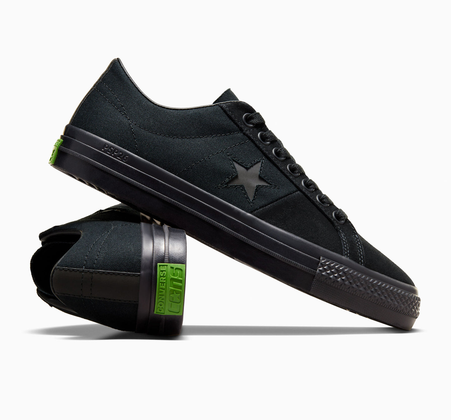 Converse One Star Pro Sean Green black black sap green