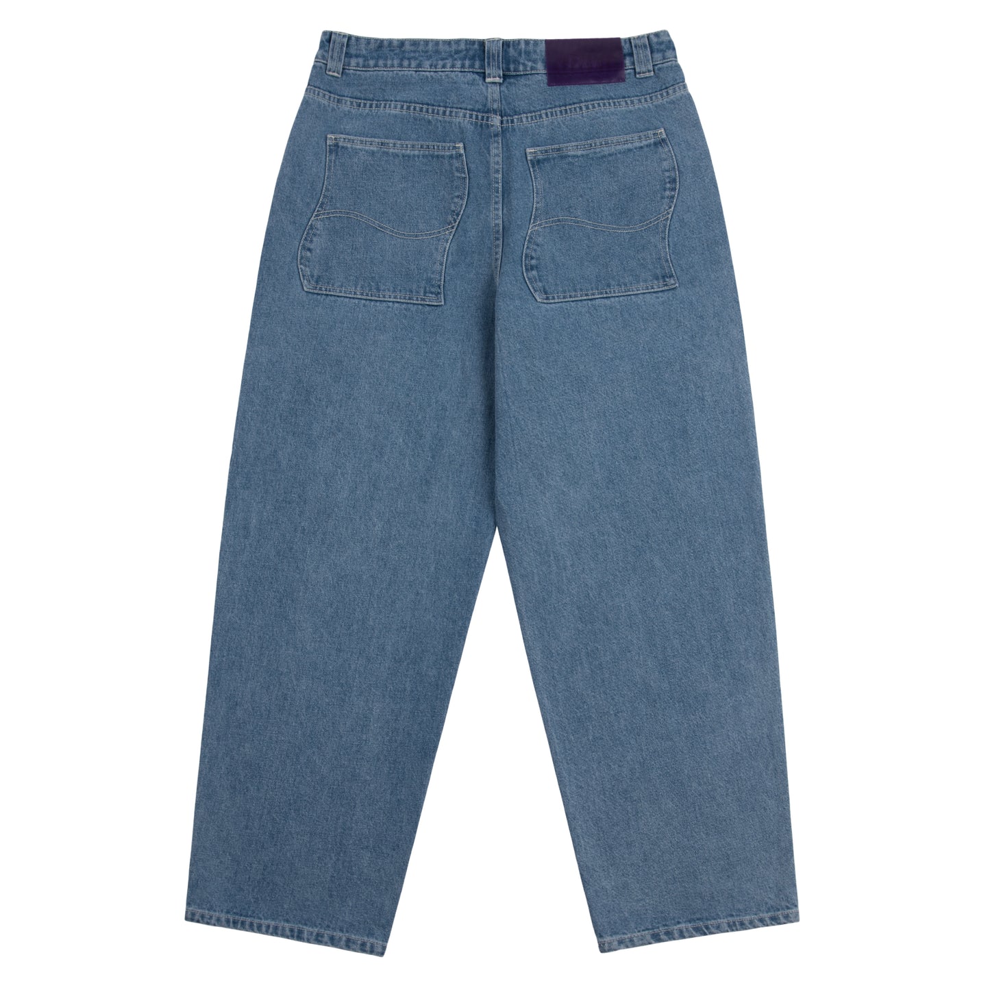 Dime pant Baggy Denim blue washed