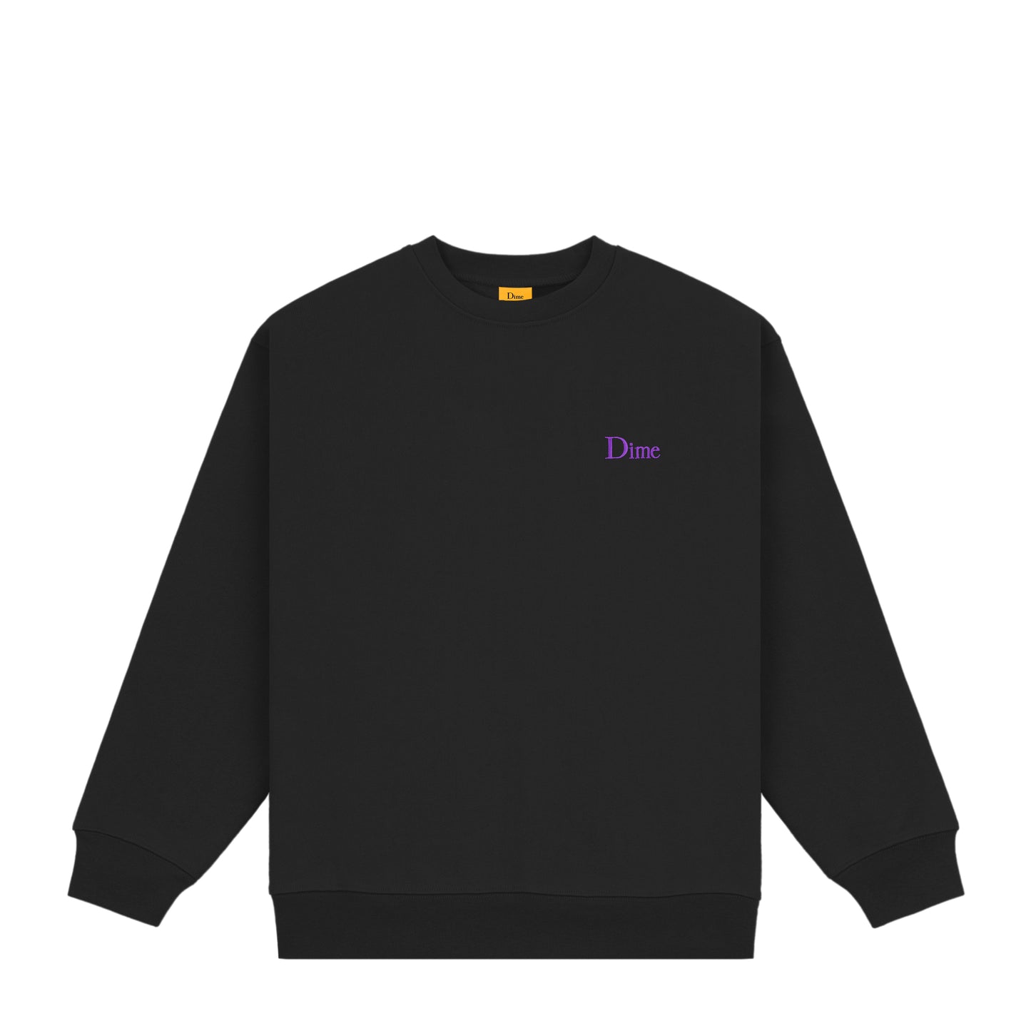 Dime Classic Small Logo crewneck black