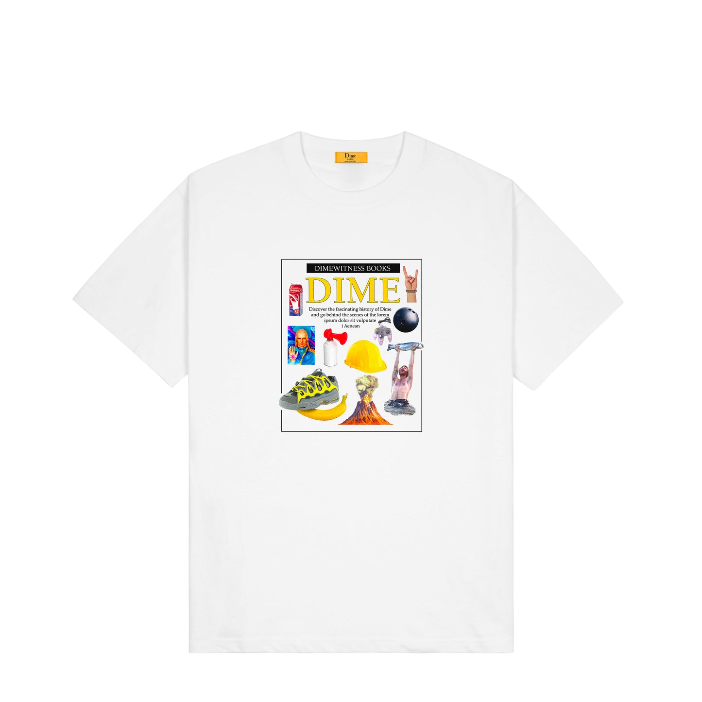 Dime Witness tee white