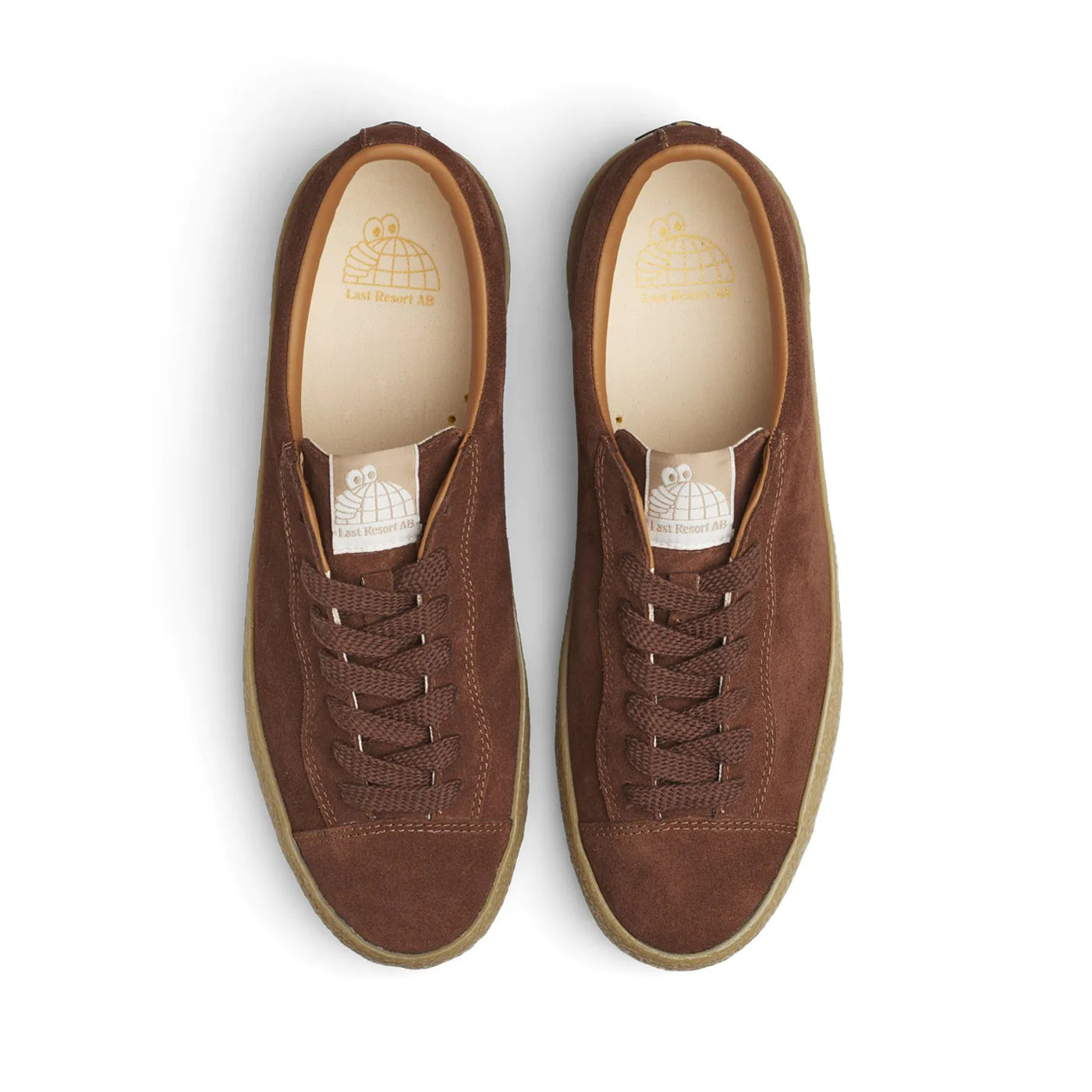 Last Resort AB VM002 Suede Lo chocolate brown gum