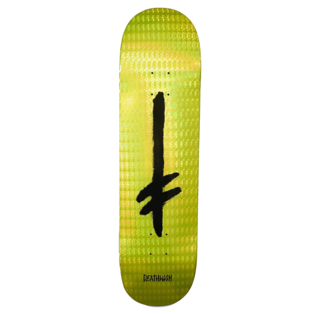 Deathwish Credo deck yellow hollow foil 8.25"