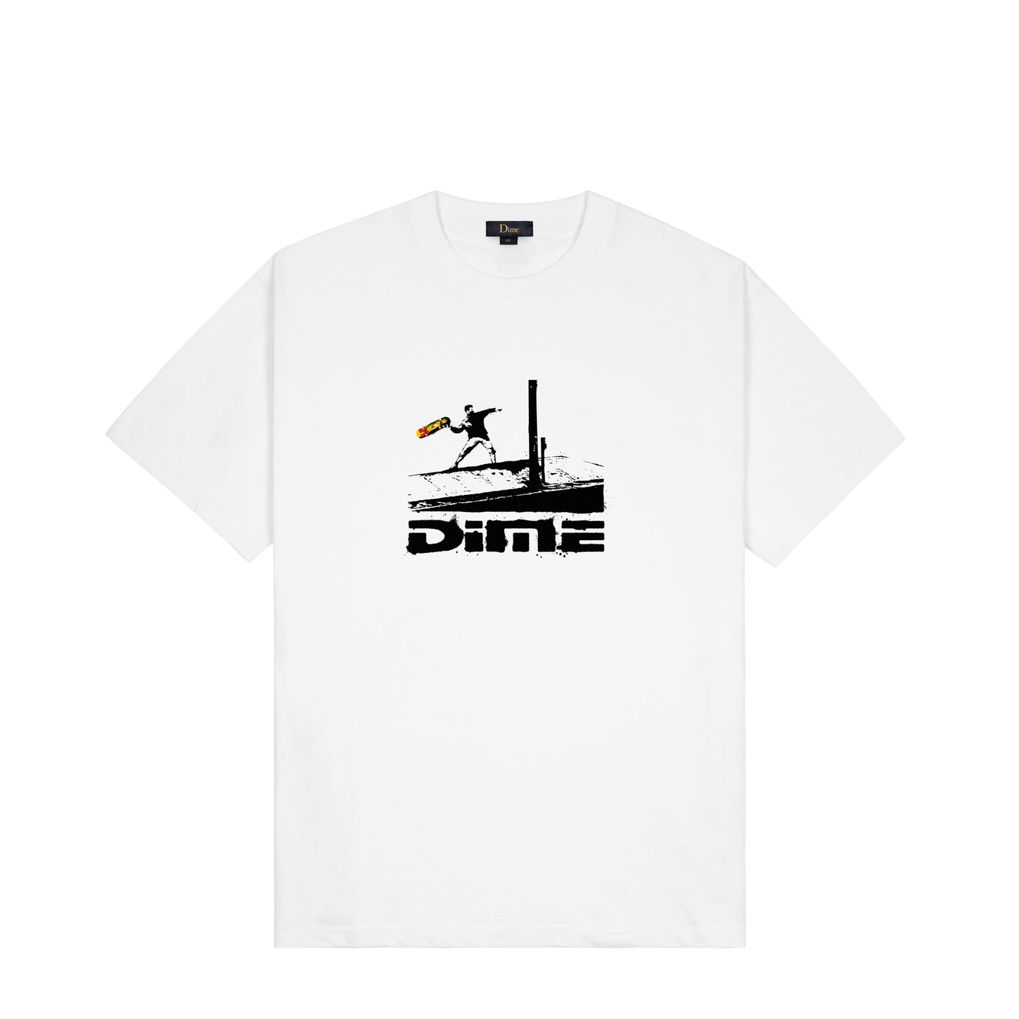 Dime Banky tee white