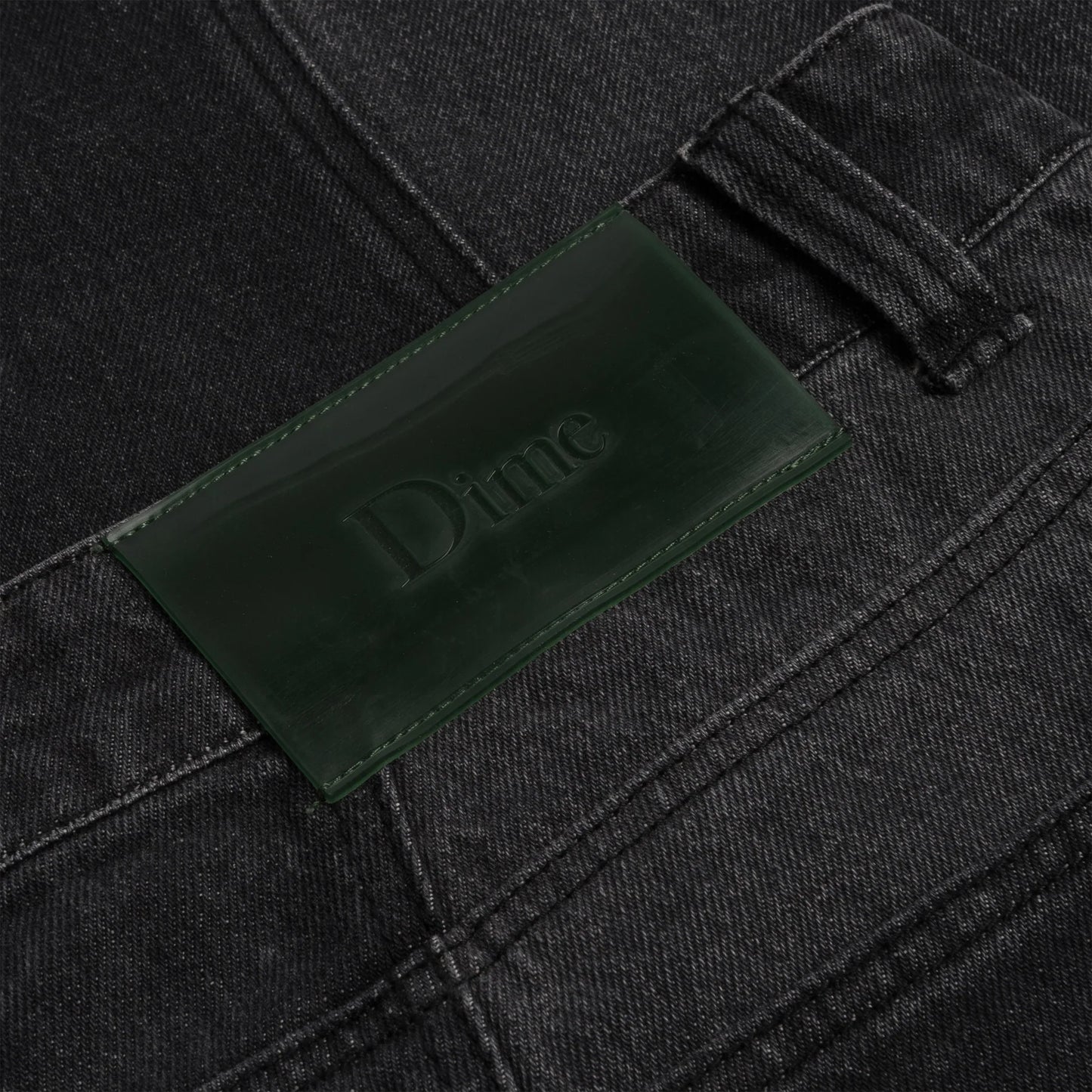 Dime Blocked Relaxed Denim pant black washed