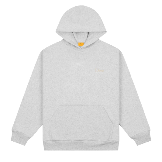 Dime Classic Small Logo hoodie heather grey