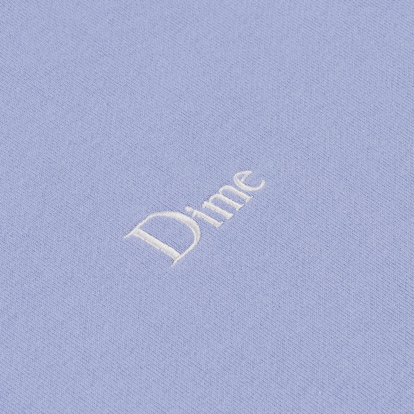 Dime Classic Small Logo hoodie light indigo