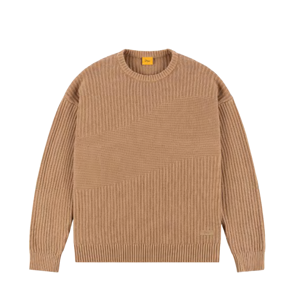 Dime Wave Knit crewneck khaki