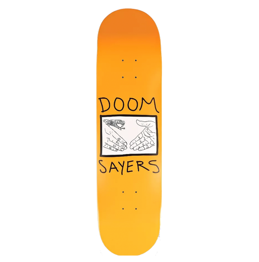 Doom Sayers Snake Shake Hand deck orange 8.25"