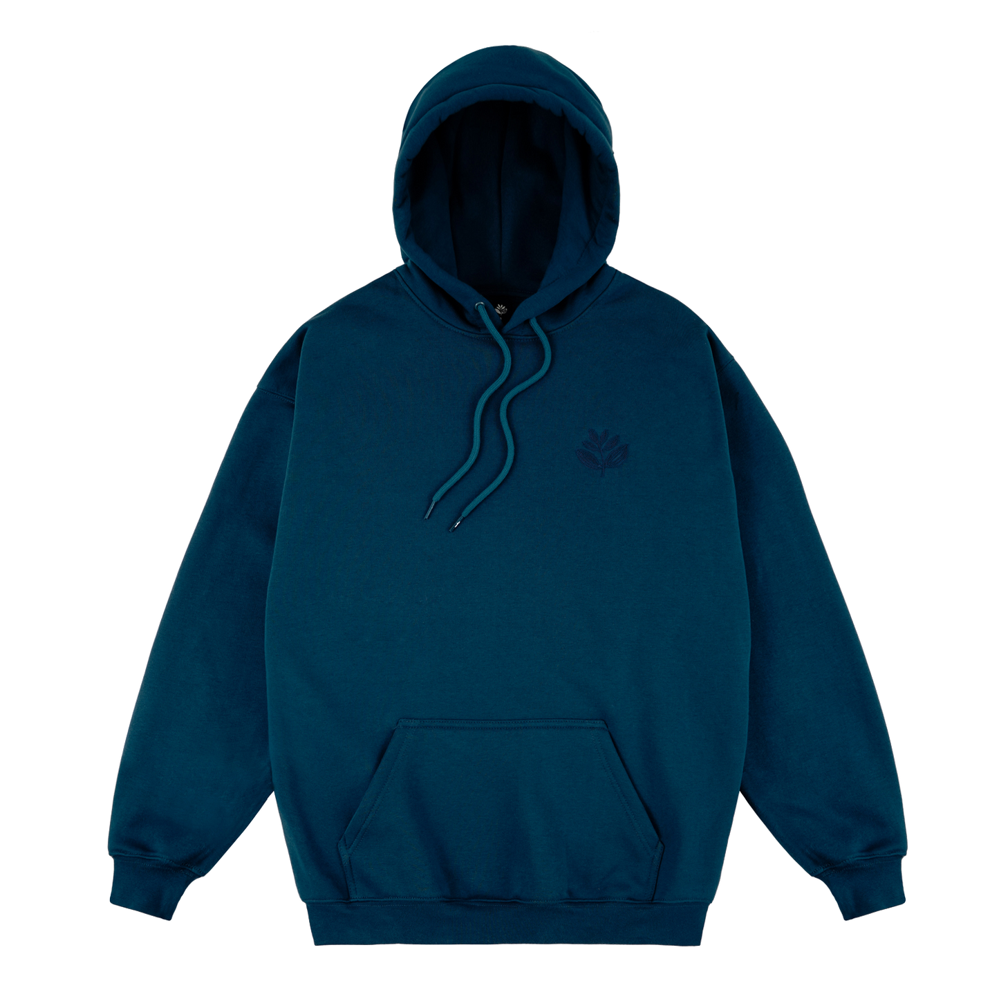 Magenta Hill Embro hoodie petrol blue