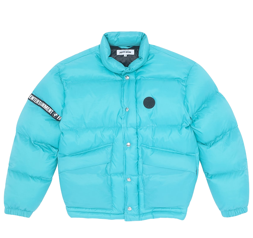 Fucking Awesome World Enternainment Puffer jacket teal