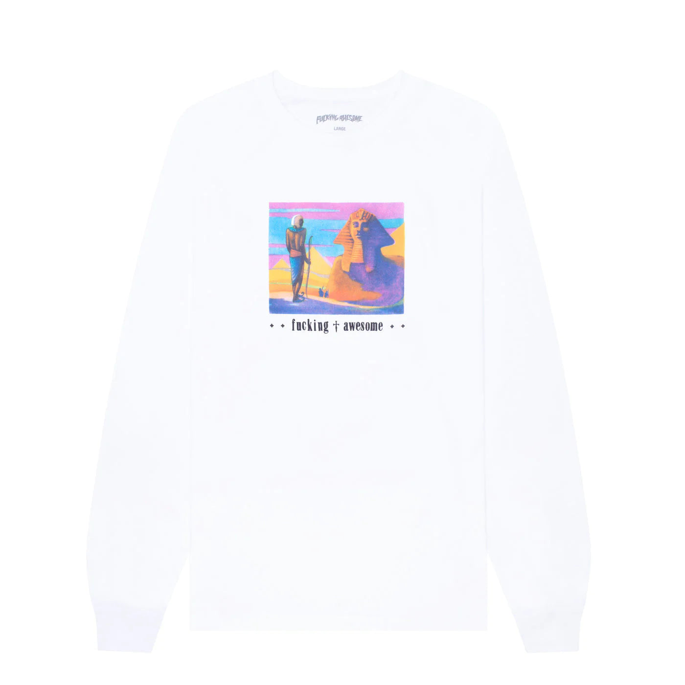 Fucking Awesome tee L/S Egyptian white