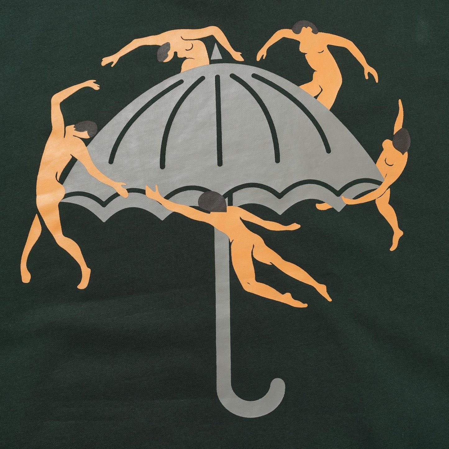 Hélas Dancing hoodie forrest green