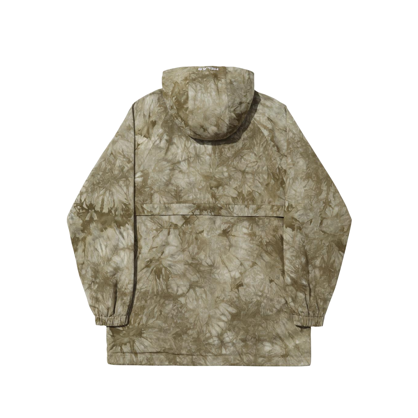 Hélas Tie Camo hooded jacket quarter zip beige