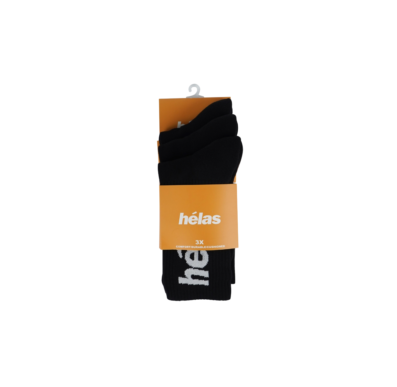 Hélas socks Brand Name black (X3)