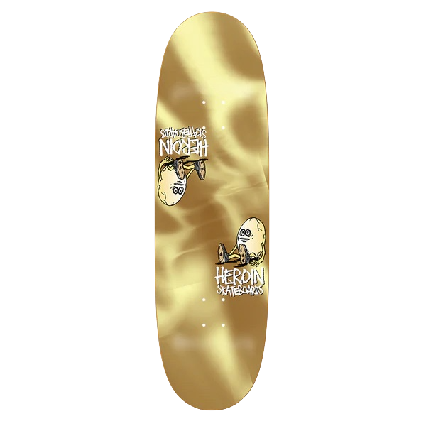 Heroin Symmetrical Egg Gold deck 9.25"