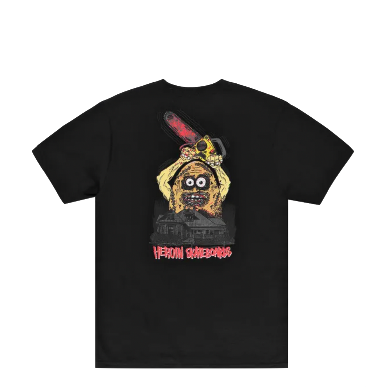 Heroin Teggxas Chainsaw tee black