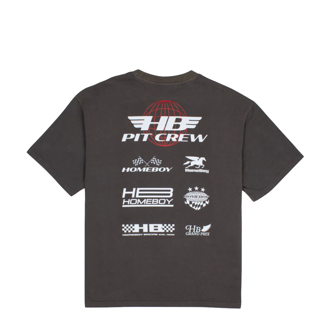Homeboy Pit Crew tee washed grey