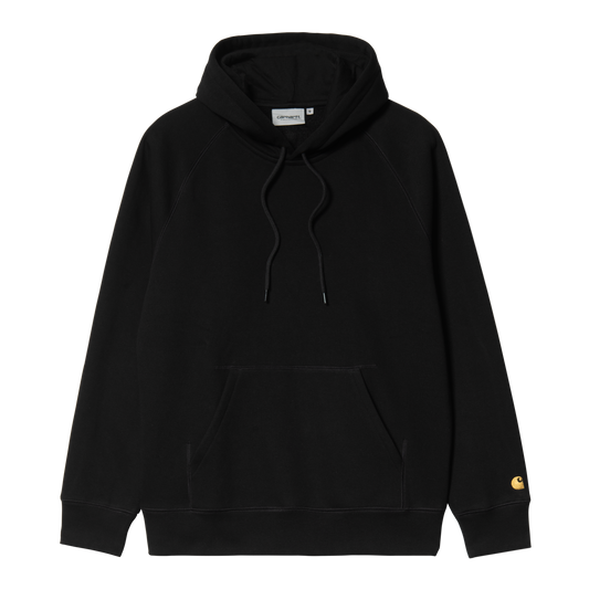 Carhartt WIP Chase hoodie black gold