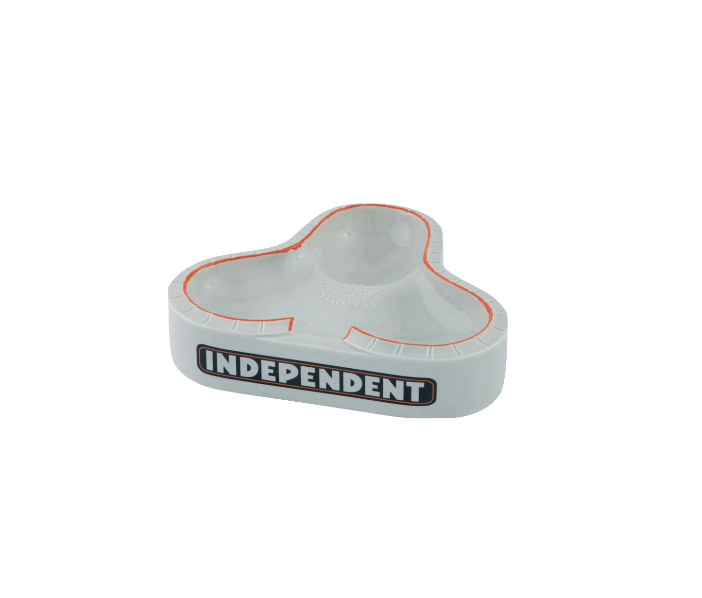 Independent Turf Clover bowl ashtray grey orange