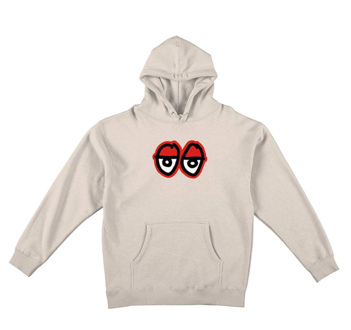 Krooked Eyes LG hoodie bone