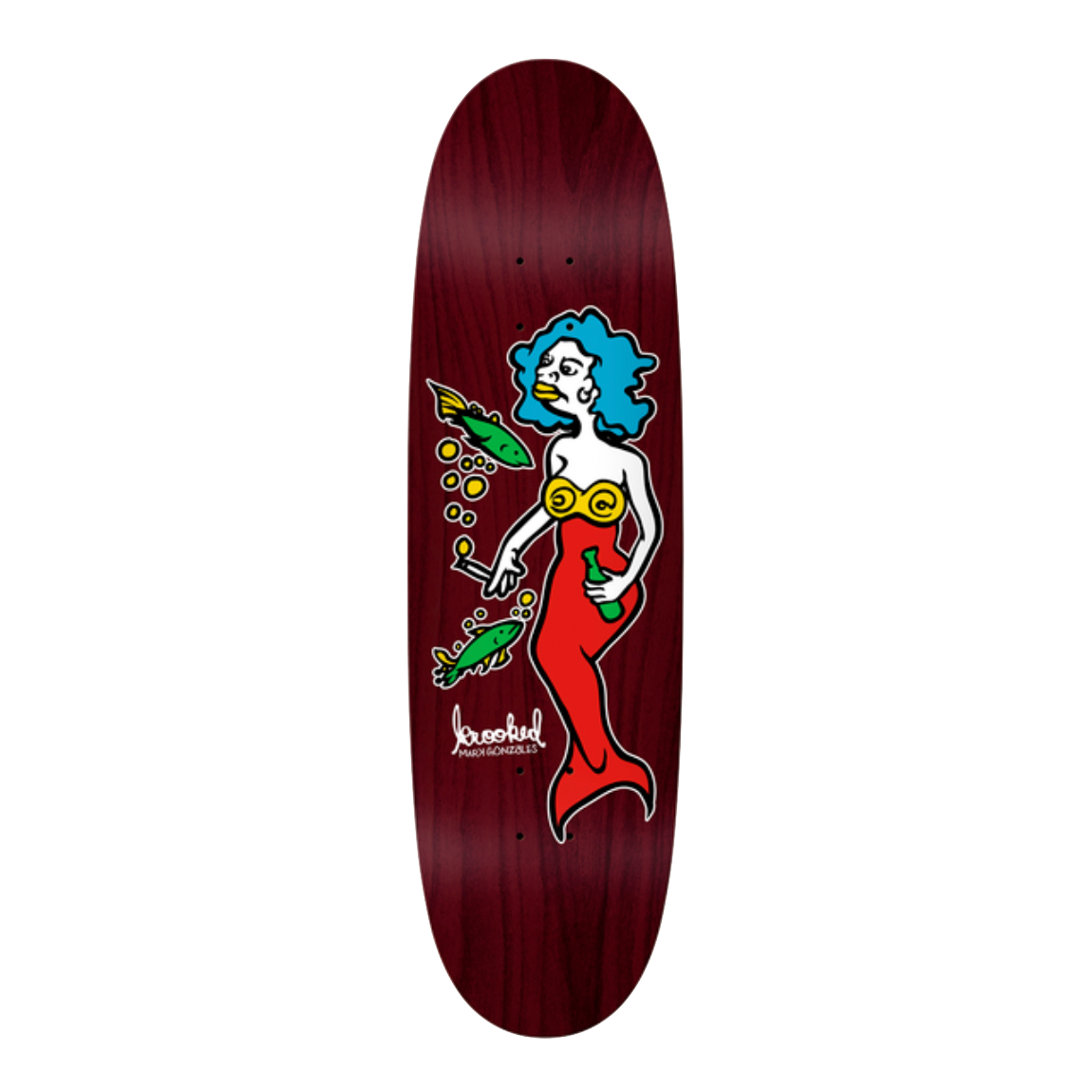 Krooked Gonz deck Mermaid 9.1"