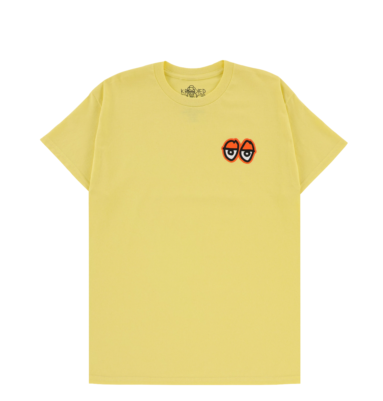 Krooked tee Strait Eyes banana orange
