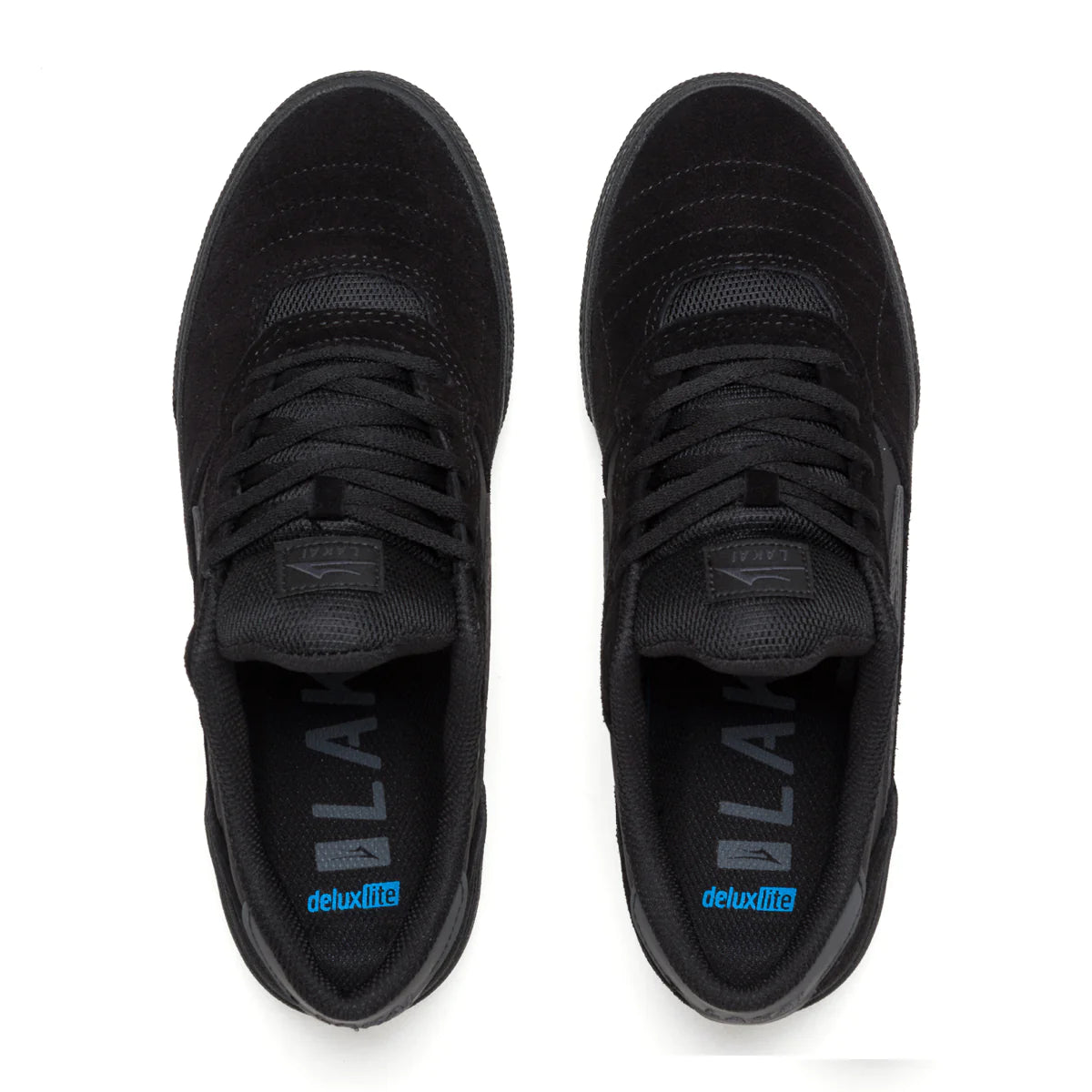 Lakai Cambridge black reflective suede