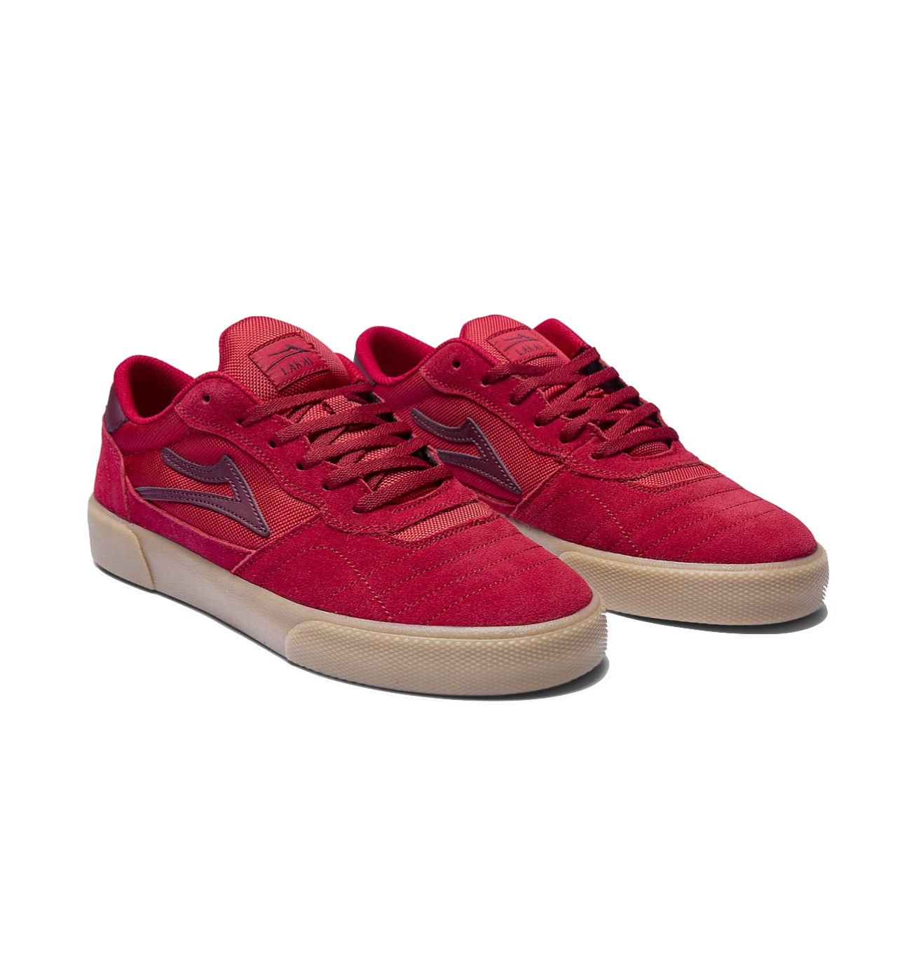 Lakai Cambridge red burgundy suede