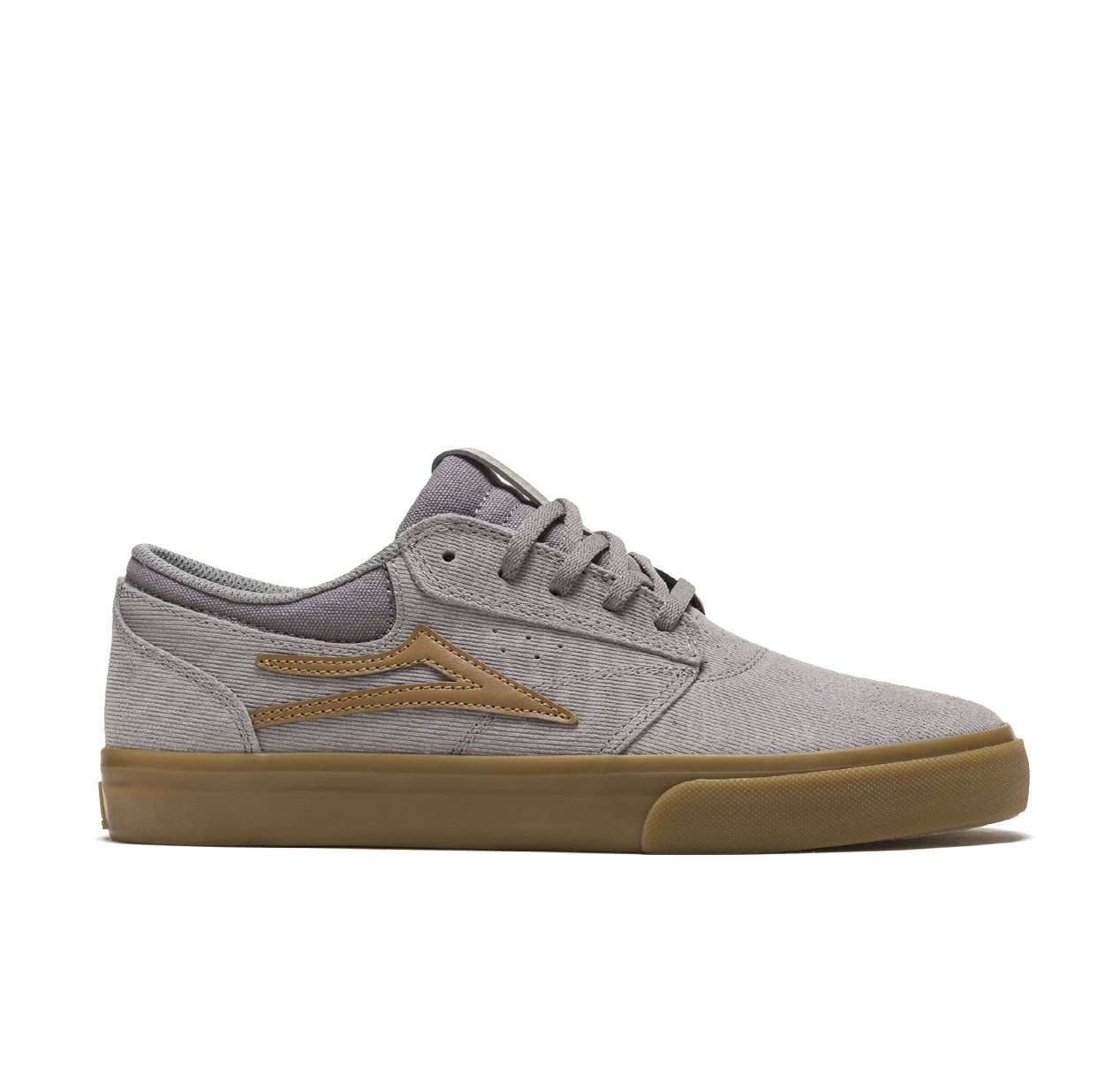 Lakai Griffin grey gum cord suede