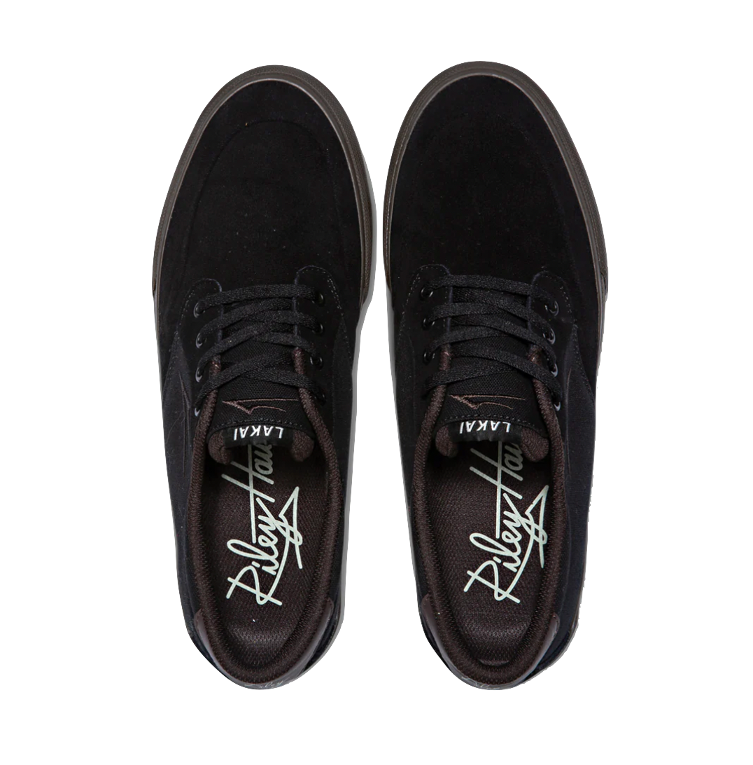 Lakai Riley black gum suede
