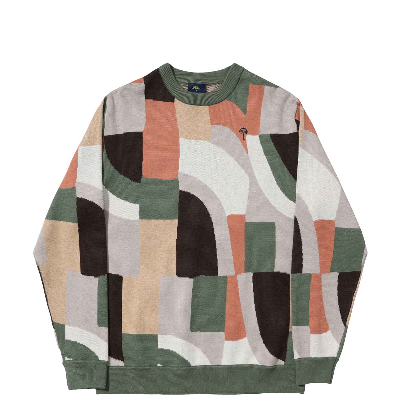 Hélas Mosa crewneck knit multicolor