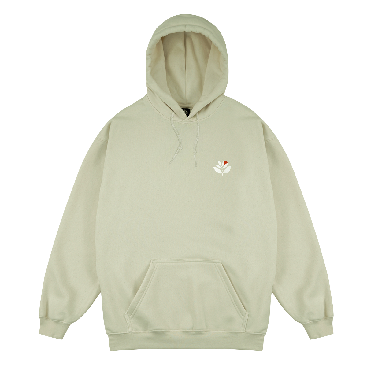 Magenta Fly hoodie natural