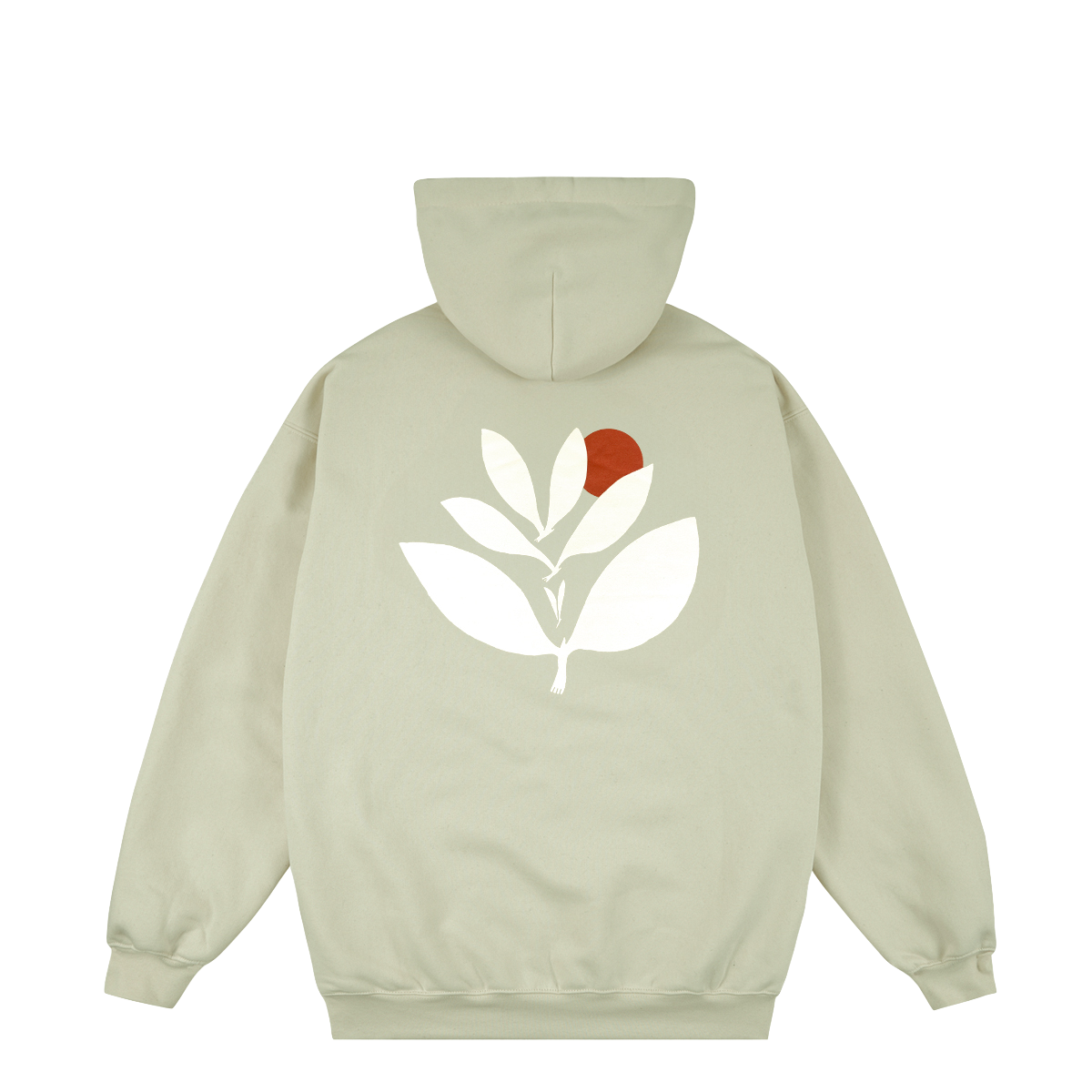 Magenta Fly hoodie natural