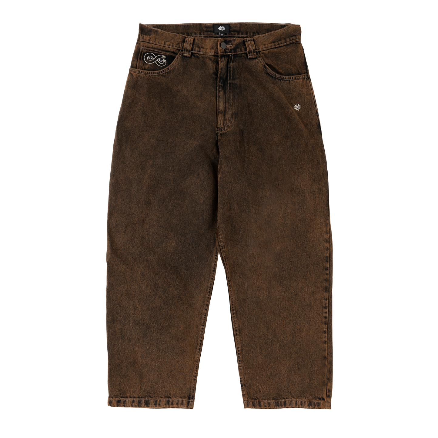Magenta OG Denim pant bronze