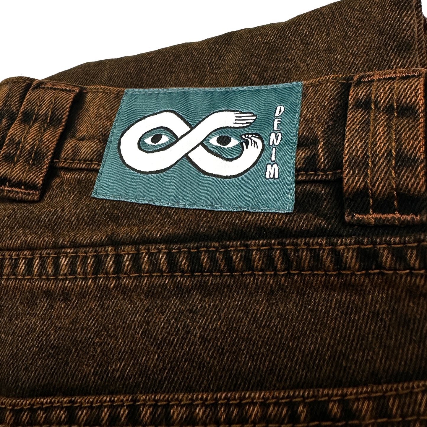 Magenta OG Denim pant bronze