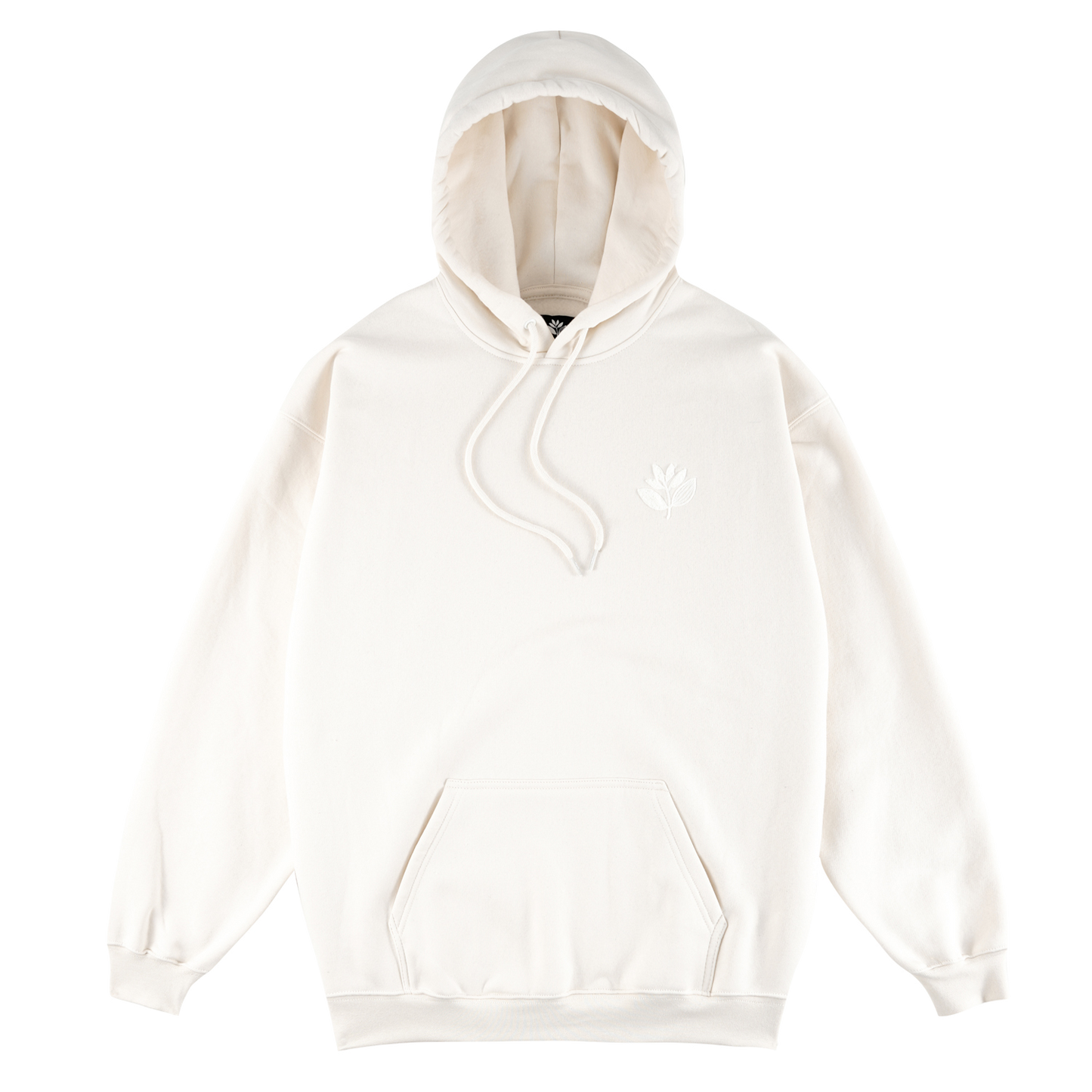 Magenta Terry Plant hoodie natural