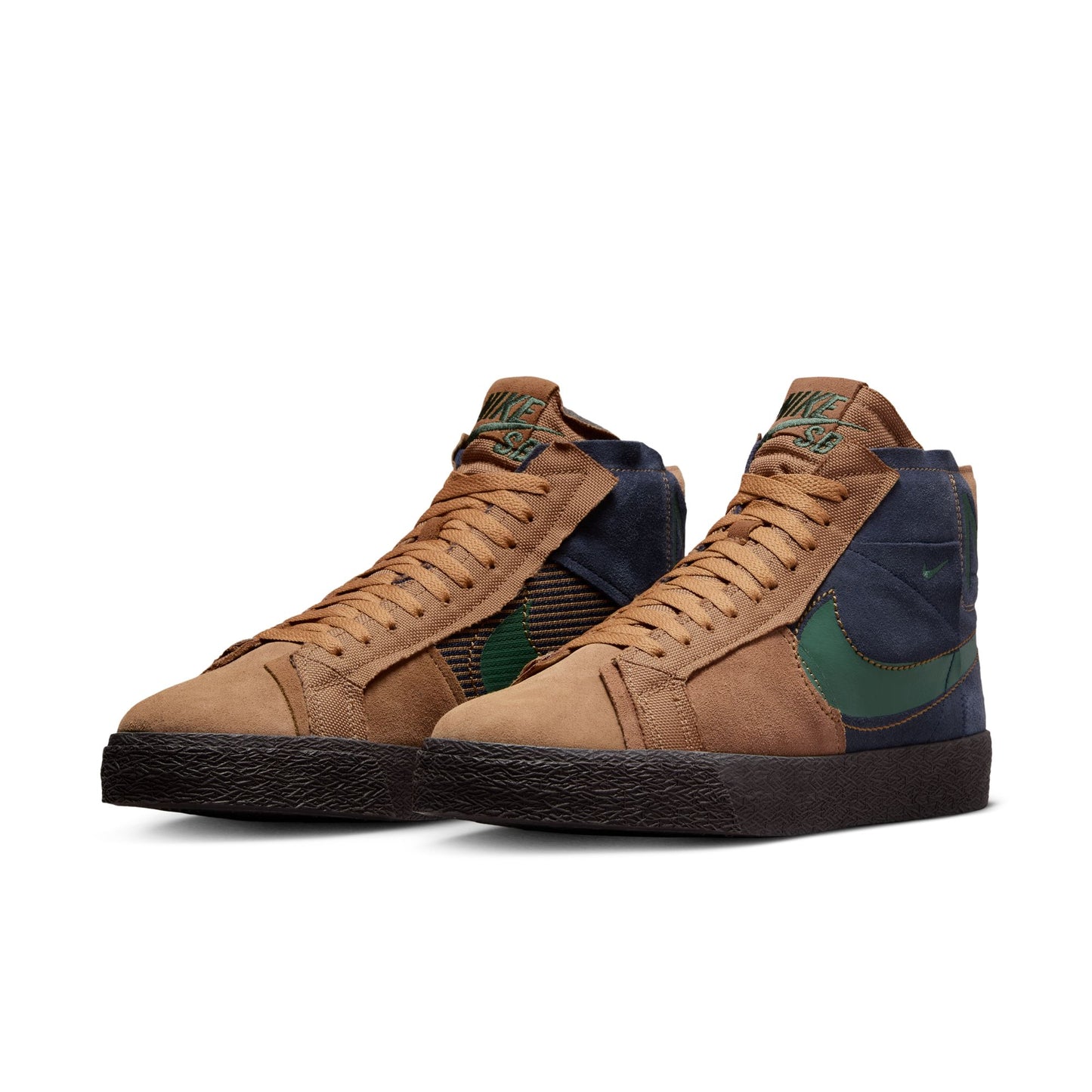 Nike SB Blazer Mid Premium legend dark brown fire obsidian