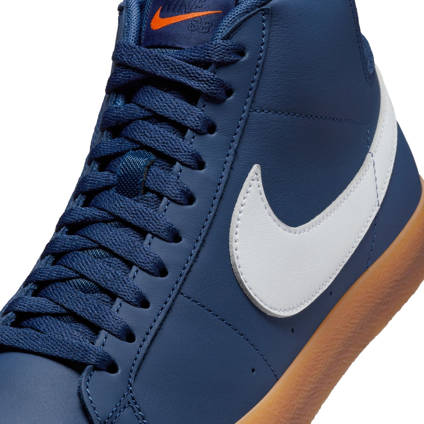 Nike SB Blazer Mid ISO navy white navy gum light brown