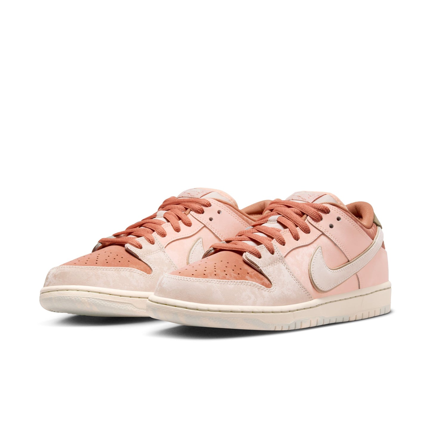 Nike SB Dunk Low Pro Premium QS "Trocadero Gardens" amber brown guava ice crimson tint hemp