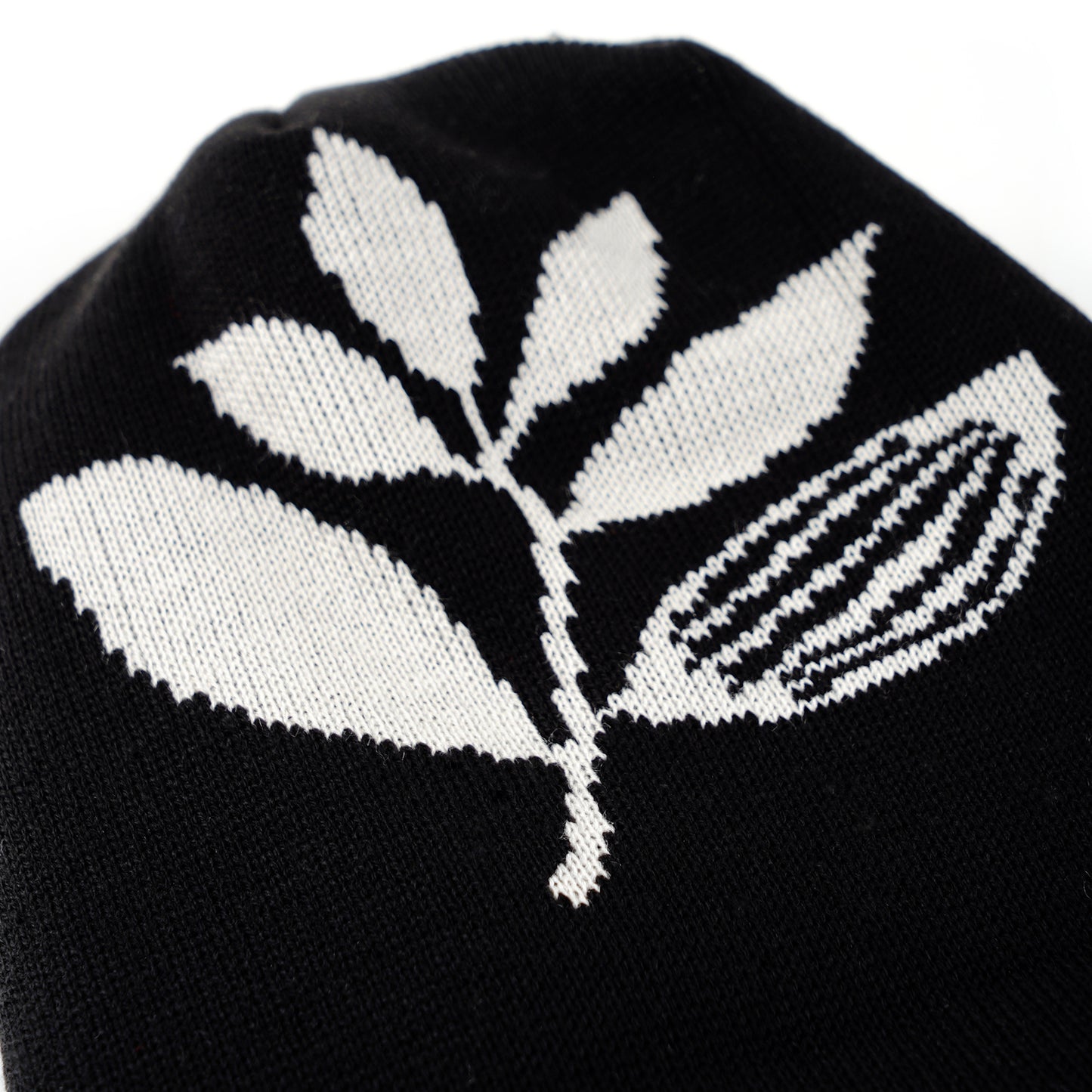 Magenta Plantasia Knit beanie black