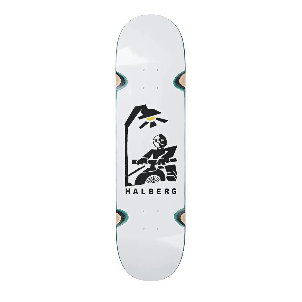 Polar Skate Co Hjalte Halberg deck Insomnia white 8.25"