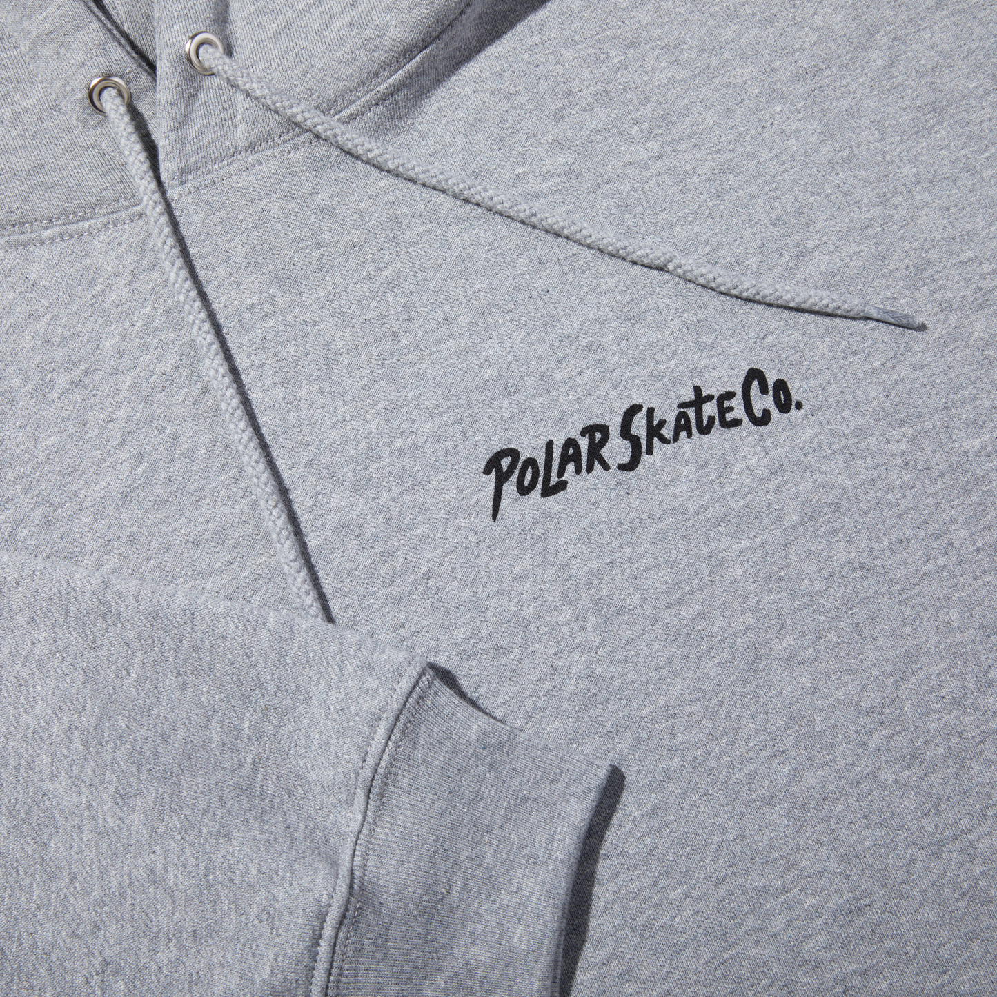 Polar Skate Co Dave hoodie Yoga Trippin' heather grey